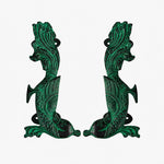 Cargar imagen en el visor de la Galería, Handcrafted Brass Animal Door Handles 12