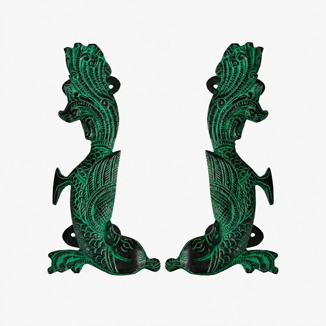 Handcrafted Brass Animal Door Handles 12