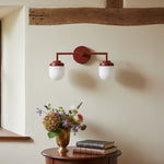 Charger l&#39;image dans la visionneuse de galerie, Opalume Glass Double Vanity Light - Vintage Style Bathroom Double Wall Lighting

