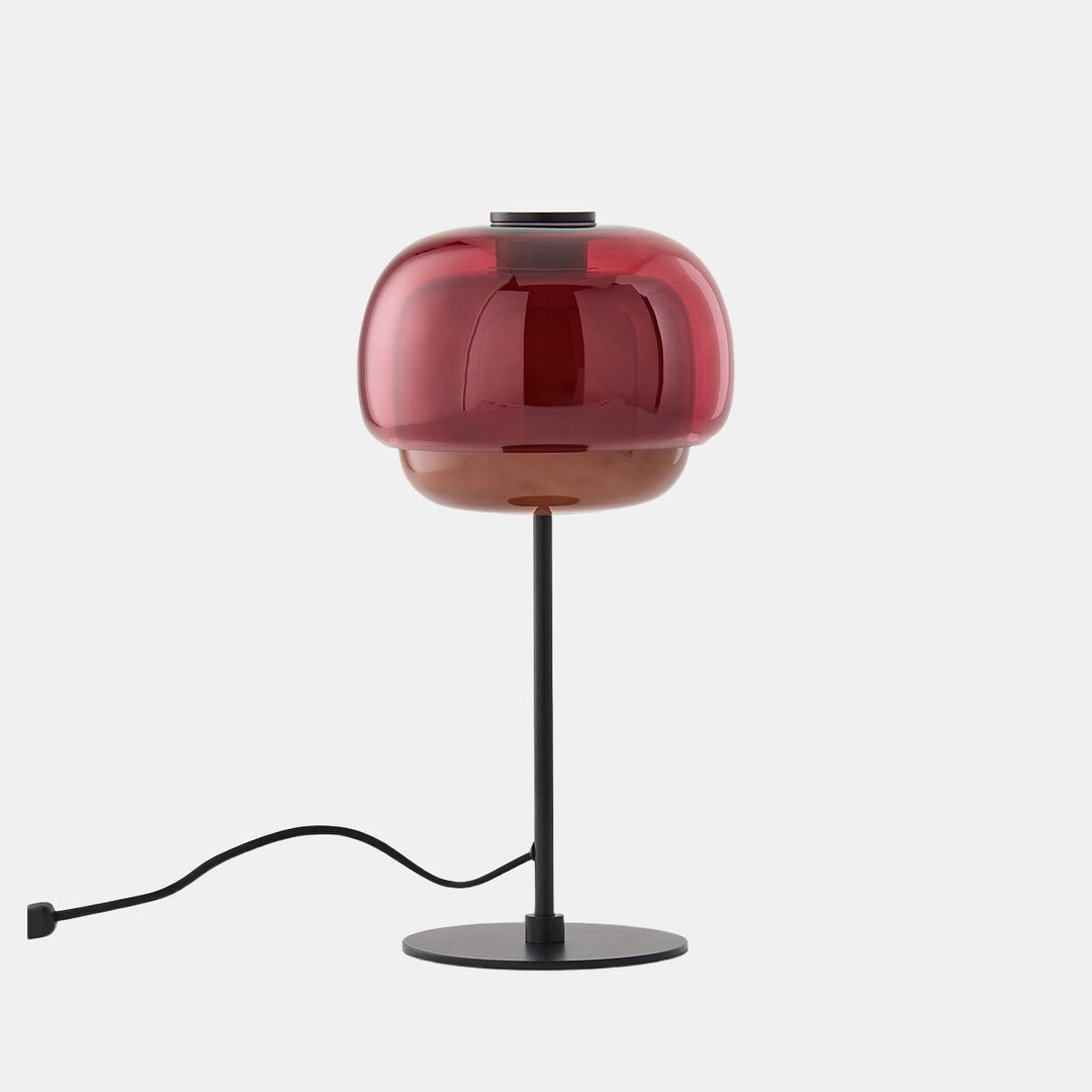 Clinco Duo-Sphere Table Lamp – Retro-Modern Glass Lamp for Living Room
