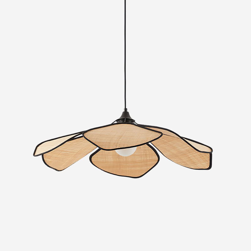 Lámpara colgante Raffia Petal