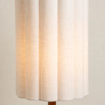 Load image into Gallery viewer, Linbron Wood Base Modern Lamp – Diffused Lighting for Open Living Spaces and Home Offices