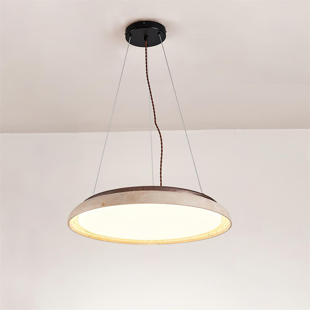 Lampe suspendue en travertin Piedra