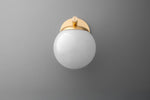 Load image into Gallery viewer, Glorica Glass Minimalist Metal and Glass Wall Sconce – Elegant Decorative Light Fixture for Living Rooms and Hallways
