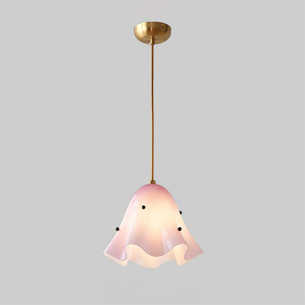 Bellina Wave-Edge Glass Pendant Lamp — Organic Contemporary Style for Dining & Living