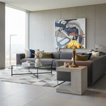 Load image into Gallery viewer, TiffStar Nature Inspired Art Glass Table Lamp - Stained Glass Leaf Pattern for Home Décor