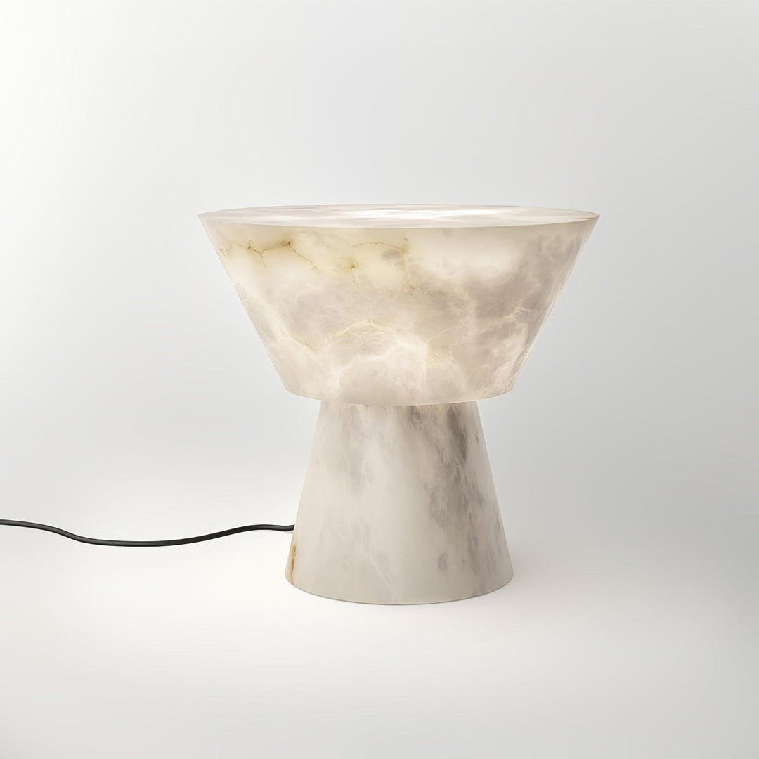 Beta Marmor Alabaster Tischlampe