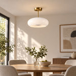 Charger l'image dans la visionneuse de galerie, Bauvia Bauhaus Modern Round Glass Ceiling Lamp