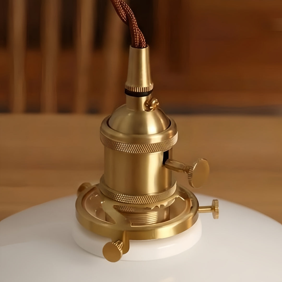 Lámpara colgante con flor de inspiración vintage Aluneroa Silueta suave y curva para iluminación interior