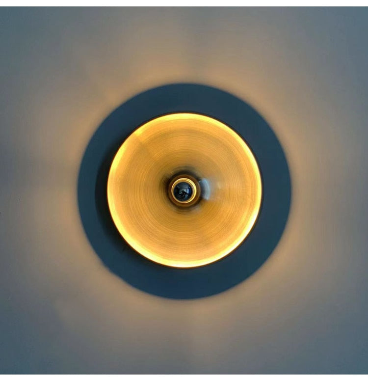 Plafonnier contemporain Space Age Disc, finition chromée