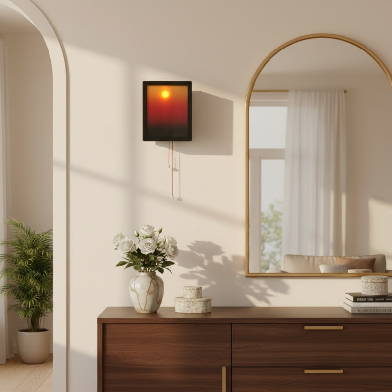 Lampe Murale Décorative Afterglow - Applique LED Dégradé Coucher de Soleil Adaptée aux Salons et Chambres