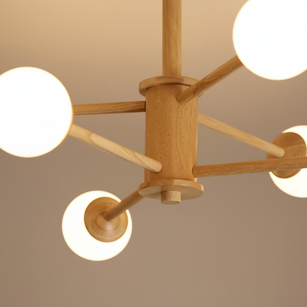 Lampe de plafond Orrise Molecular Design - Lustre artistique en forme de branche pour espaces domestiques