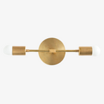 Cargar imagen en el visor de la Galería, Mobilux Line Minimalist Vanity Light Fixture - Mid Century Bathroom Sconce
