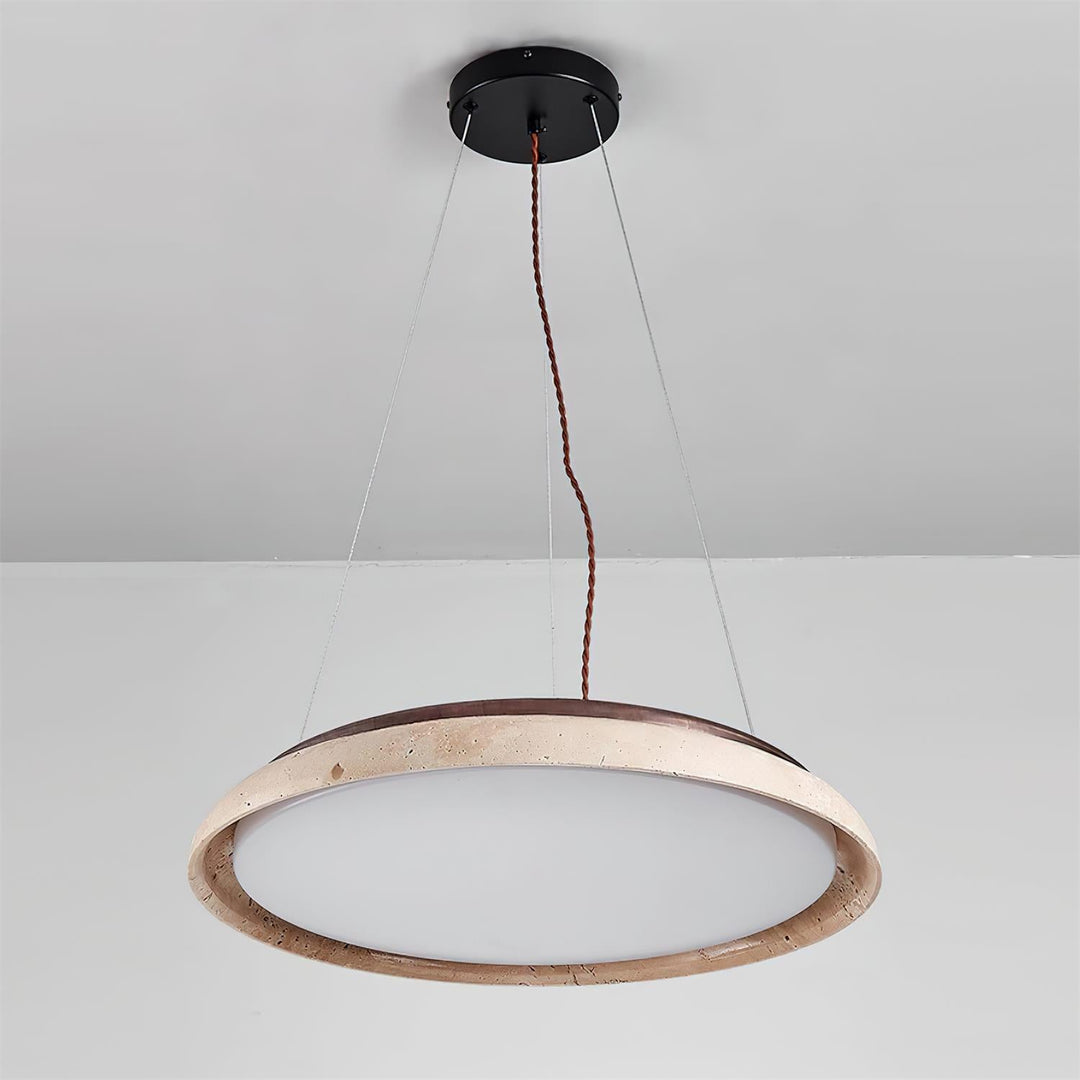 Lampe suspendue en travertin Piedra