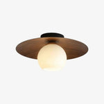 Load image into Gallery viewer, Domebora Vintage Style Dome Light Round Glass Flush Mount Lighting for Kitchen and Dining N05