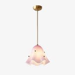 Charger l&#39;image dans la visionneuse de galerie, Bellina Wave-Edge Glass Pendant Lamp — Organic Contemporary Style for Dining &amp; Living
