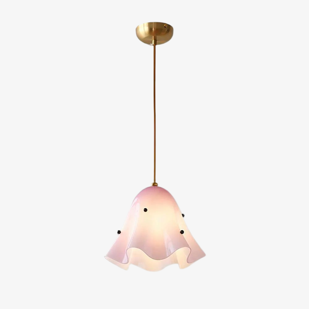 Bellina Wave-Edge Glass Pendant Lamp — Organic Contemporary Style for Dining & Living