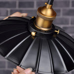 Load image into Gallery viewer, Black Skirt Pendant Light