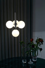 Bild in Gallery-Viewer laden, Rounded Brass Glass Plug-In Pendant Light