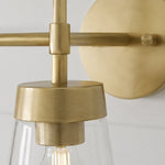 Load image into Gallery viewer, Brushed Brass 3-Light Bathroom Vanity Wall Light