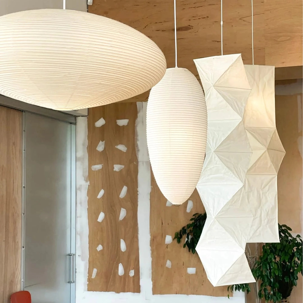 Mulberry Paper Plug-In Pendant Light