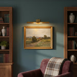 Load image into Gallery viewer, Aurix Picture Light Sconce with Adjustable Metal Frame for Artwork and Gallery Spaces