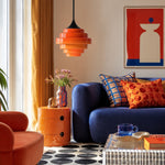 Charger l'image dans la visionneuse de galerie, Orange living room scene