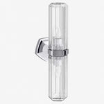 Cargar imagen en el visor de la Galería, Ridged Shade Armed Cup Metal Plate Wall Light