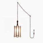 Bild in Gallery-Viewer laden, Colorful Decorative Glass Plug-In Swag Pendant