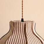 Load image into Gallery viewer, French Vintage Striped Fabric Pendant Lamp