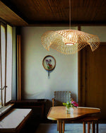 Load image into Gallery viewer, Natural Woven Shade Plug-In Light