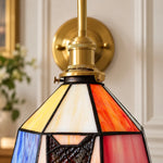Load image into Gallery viewer, Tiffany Cat Stained Glass Wall Lamp