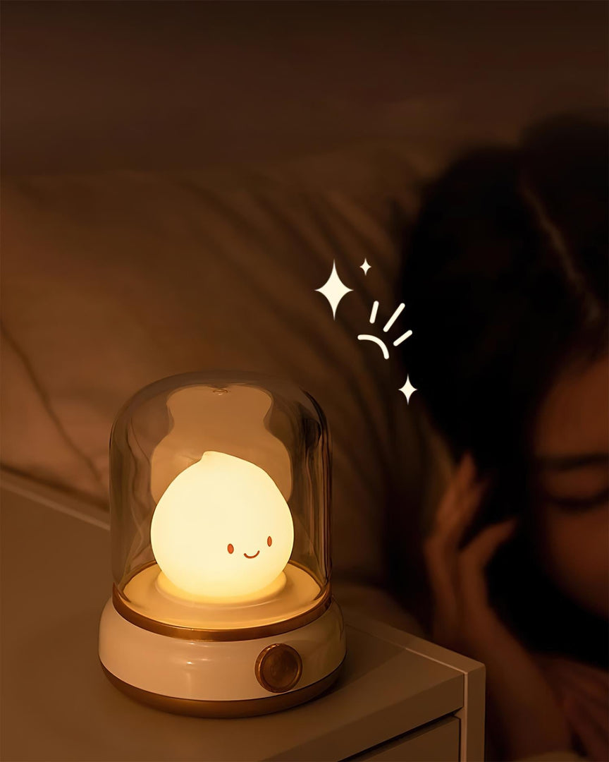 Luz nocturna pequeña LED con forma de llama