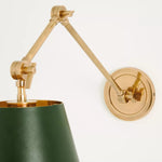 Load image into Gallery viewer, Foldray Scalloped Task Sconce - Leather Wall Light for Home
