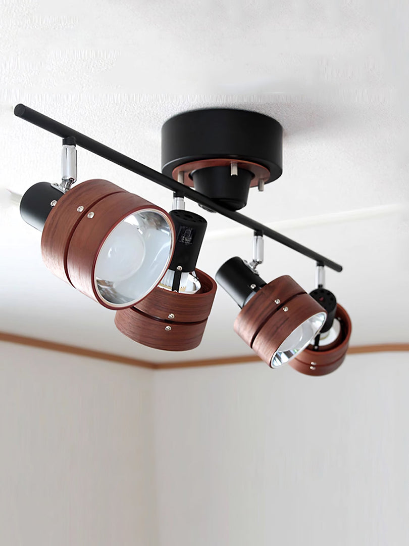 Spot cylindrique nordique à 4 lampes