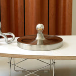 Charger l&#39;image dans la visionneuse de galerie, Plafonnier contemporain Space Age Disc, finition chromée
