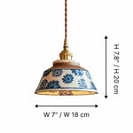 Load image into Gallery viewer, Dimension guide showing 7 inch width and 7.8 inch height