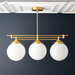 Load image into Gallery viewer, Glorica Glass Frosted Globe Pendant Light - Art Deco Hanging Light for Home
