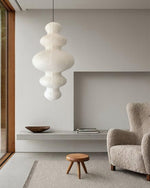 Load image into Gallery viewer, Stacked Mulberry Paper Swag Pendant