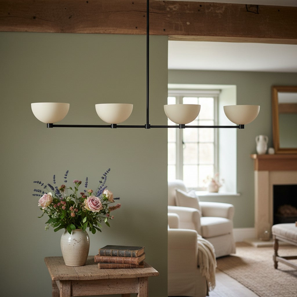 Metio Dome  Elegant Chandelier Light - Decorative Ceiling Fixture for Home