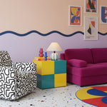 Cargar imagen en el visor de la Galería, Lámpara de Mesa Lollipop Juguetona Esfera Colorida para Decoración de Dormitorio