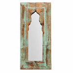 Bild in Gallery-Viewer laden, Rustic Carved Wood Arch Wall Mirror image 12