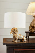 Cargar imagen en el visor de la Galería, Lámpara de mesa única Pawdia: lámpara decorativa de cerámica con forma de animal
