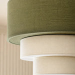 Bild in Gallery-Viewer laden, Layered fabric shade and contrasting trim detail