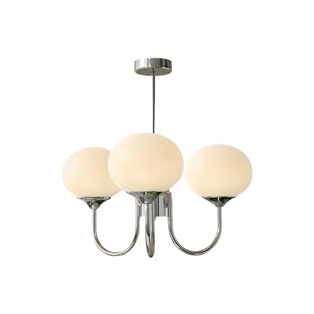 Candelabro Moderno Marshmallow de Vidrio