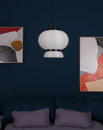 Load image into Gallery viewer, Rounded Layered Paper Plug-In Pendant