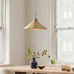 Charger l&#39;image dans la visionneuse de galerie, Aurenza Modern Farmhouse  Cone Pendant Light – Dimmable Kitchen and Entryway Lighting
