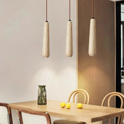 Travertine Tube Pendant Light