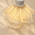 Load image into Gallery viewer, Vintage Lace Lamp Shade Covers with Bows, Pearls &amp; Floral Details