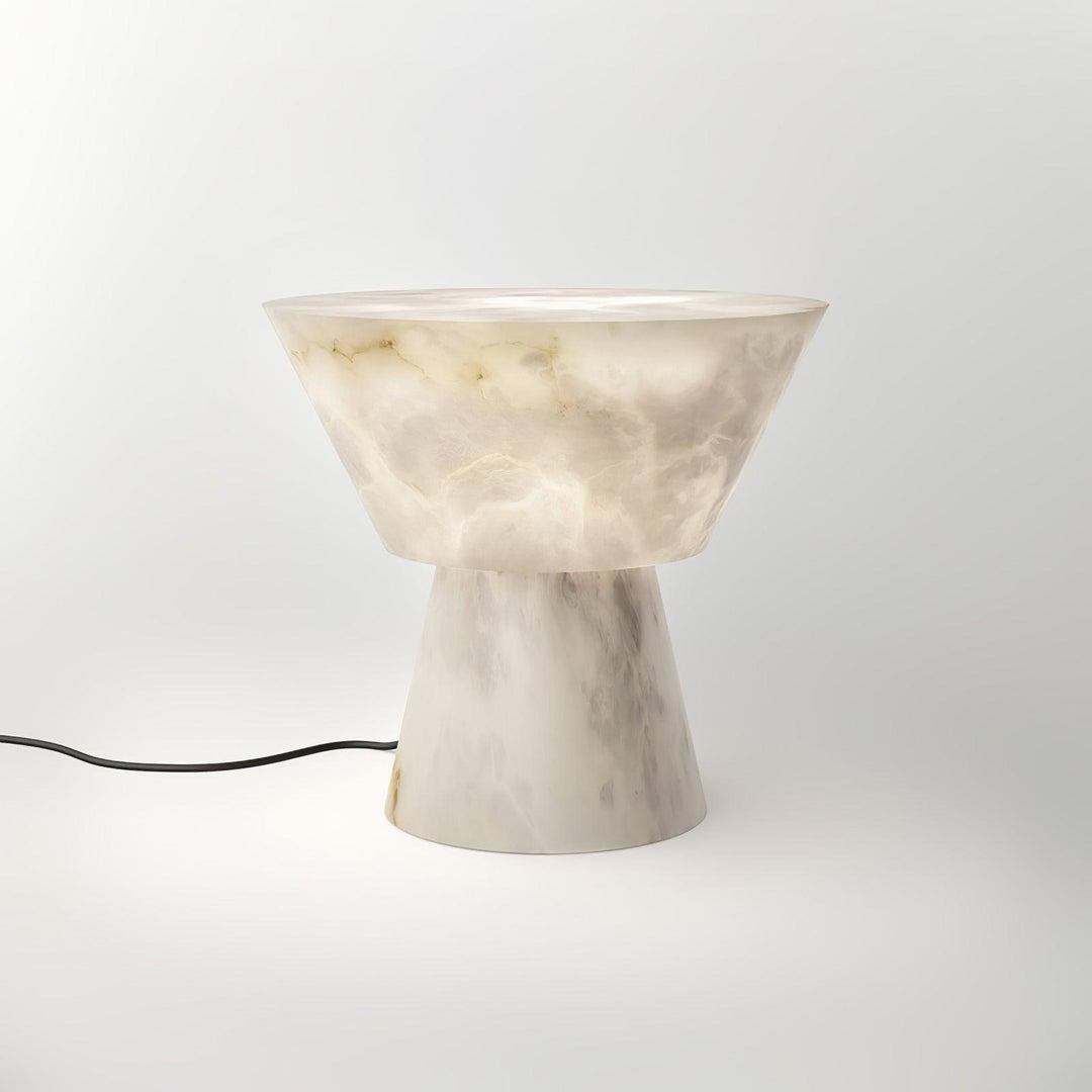 Beta Marmor Alabaster Tischlampe